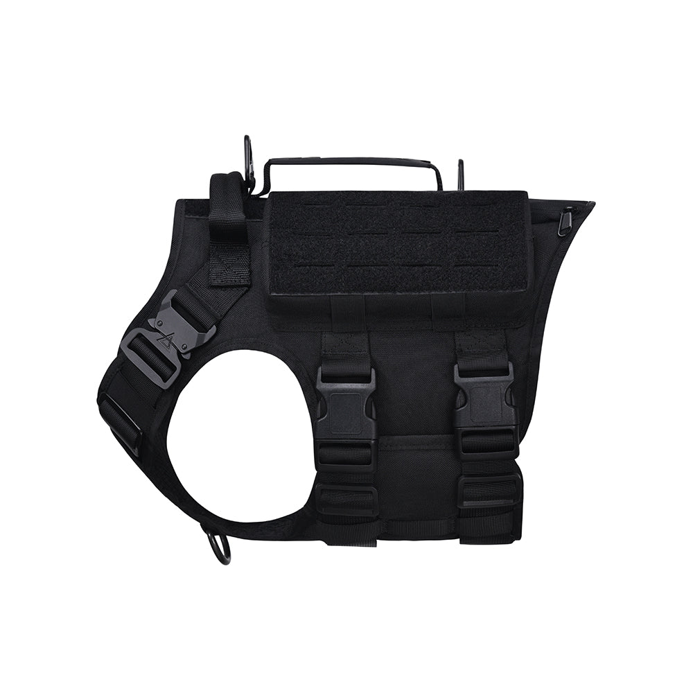 BAOTAC Tactical Dog Harness Escape- Proof Military Vest No Pulling Working or Training Pet Vest for Medium & Large D9 version