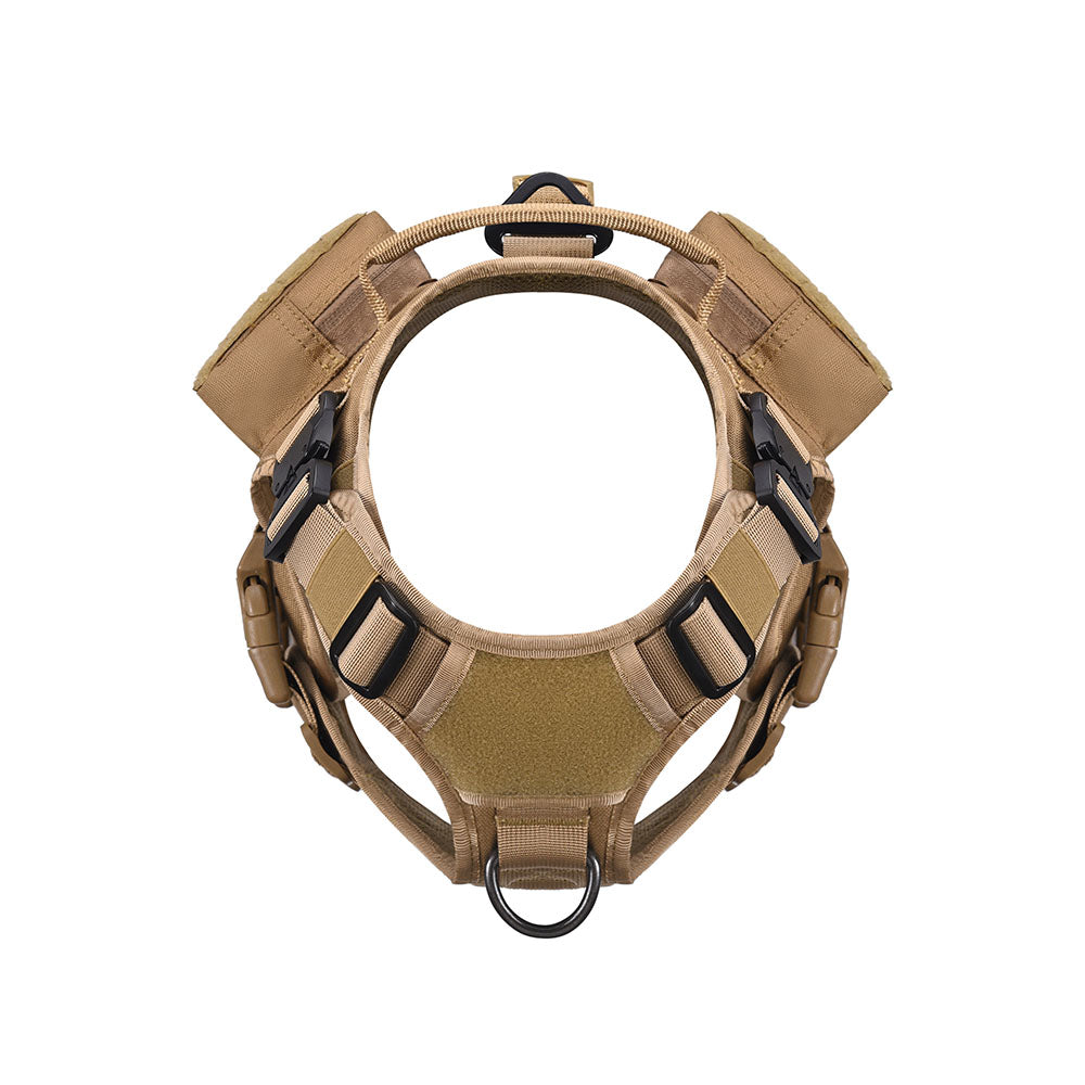 BAOTAC Tactical Dog Harness Escape- Proof Military Vest No Pulling Working or Training Pet Vest for Medium & Large D9 version