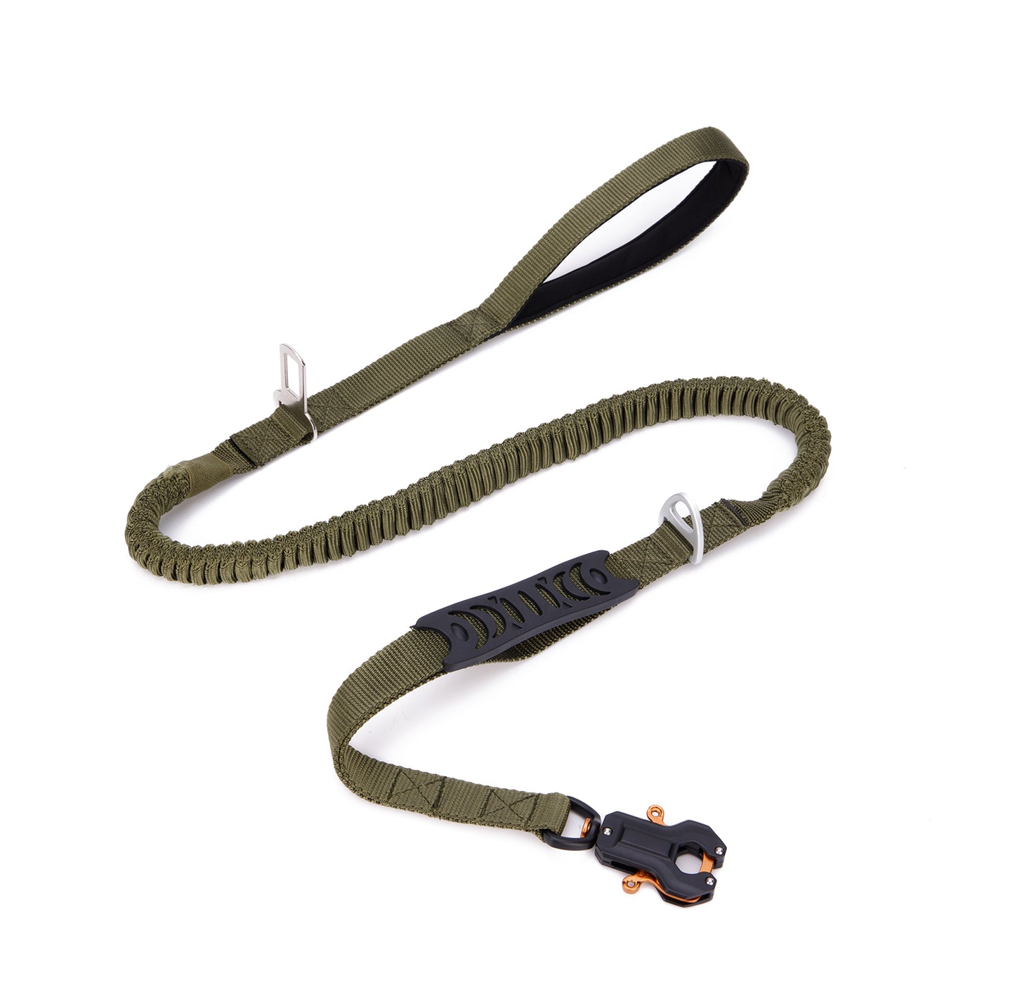 BAOTAC Tactical Dog Leash, Bungee Dog Training Leash with Shock Absorption, Pet Dog Leash with Control Handles