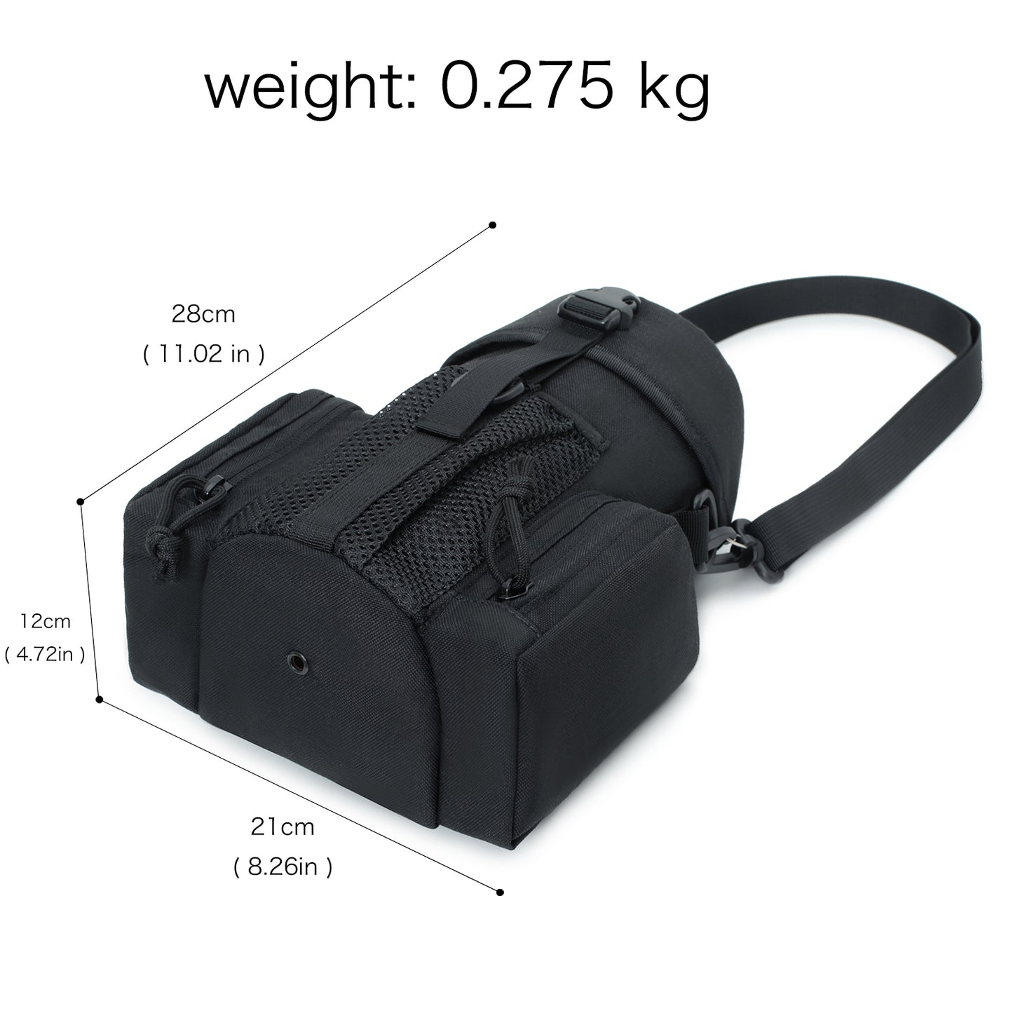 BAOTAC Tactical Molle Pouch EDC Multipurpose Pouch ,Water Bottle Pouch with Cap Cover