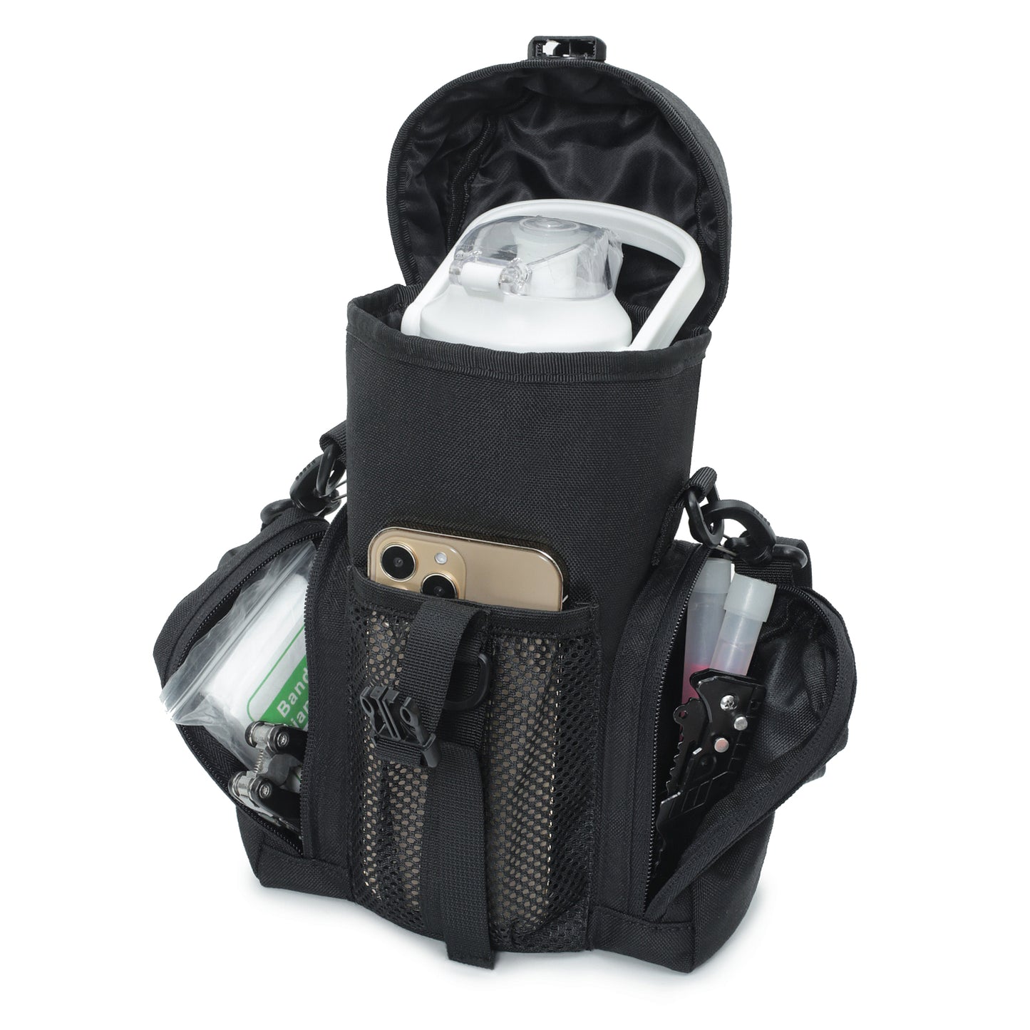 BAOTAC Tactical Molle Pouch EDC Multipurpose Pouch ,Water Bottle Pouch with Cap Cover