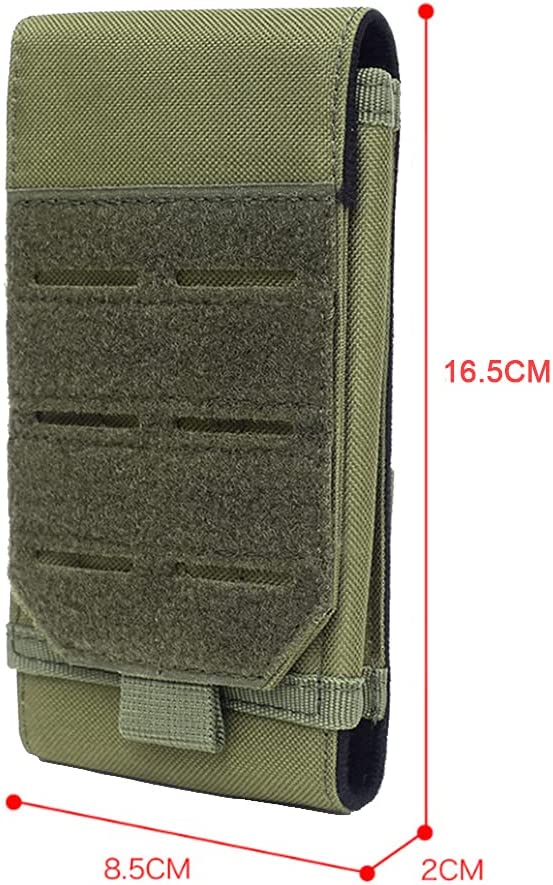 BAOTAC Tactical Molle Cellphone Case with Magic Sticker panel