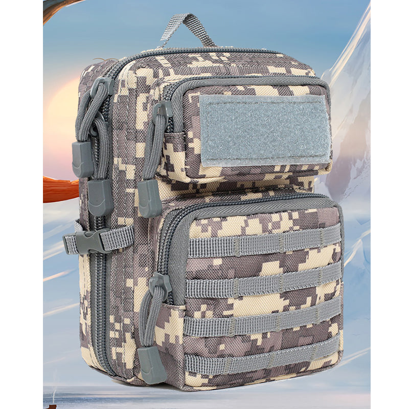 BAOTAC Tactical Mini 3D Backpack Design Molle Pouch, EDC Utility Tool Pouch, Tactical Phone Pouches, Admin Waist Pouches
