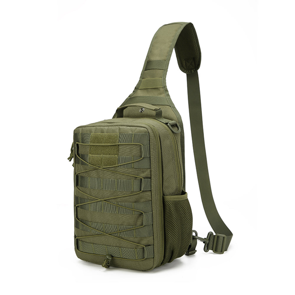 BAOTAC Tactical Sling Bag For Men Small Military Rover Single Shoulder Bag EDC Chest Pack Molle  Range Bag