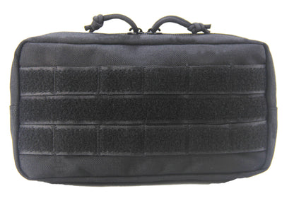 BAOTAC 9 Inches Tactical Molle  Rectangular Zipper EDC Waist Pouch with Velcro Tape