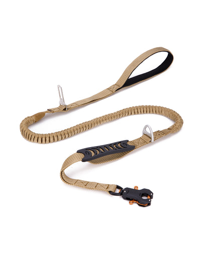 BAOTAC Tactical Dog Leash, Bungee Dog Training Leash with Shock Absorption, Pet Dog Leash with Control Handles