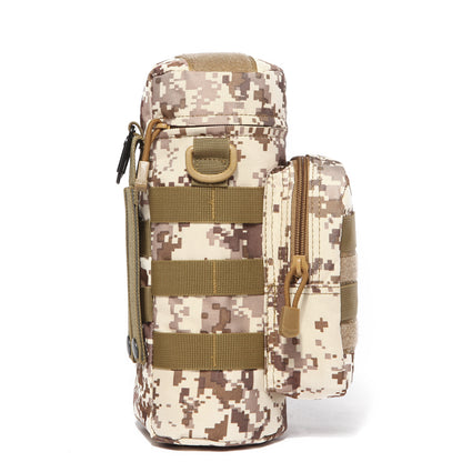 BAOTAC MOLLE Water Bottle Holder Metal Hook for Backpacking Tactical Bottle Pouch Carrier for Travel Hiking  Cycling trekking  school etc.