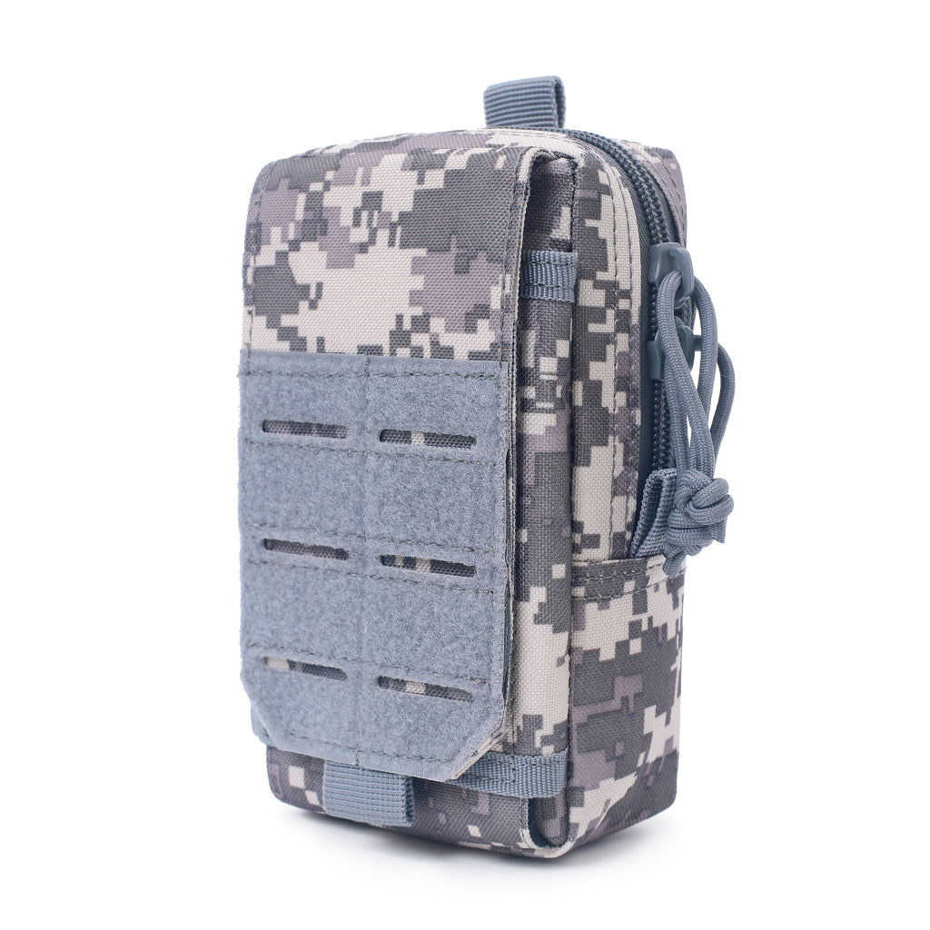 BAOTAC Tactical Molle Pouch Military Waist Bag Outdoor Men EDC Tool Bag Utility Gadget Organizer Vest Pack Purse Mobile Phone Case Hunting Compact Bag Velcro Patch Hooks Strap