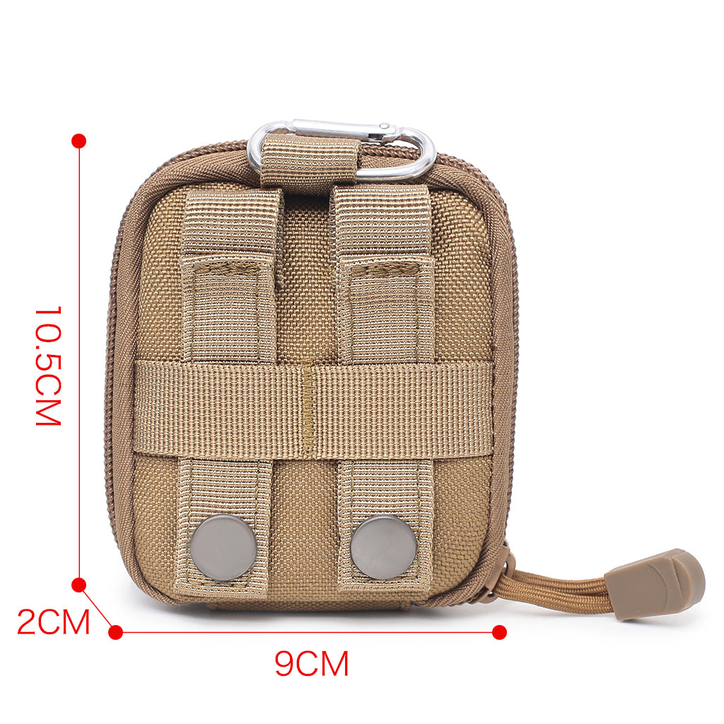 BAOTAC Mini Portable Water Bottle Holder (Instantly Folded into Pouch Not Use For Carry),Bottle Carrier  , Water Bottle Sling Bag with Carabineer for Outdoor