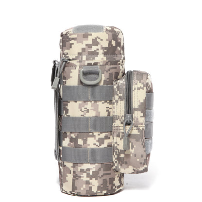 BAOTAC MOLLE Water Bottle Holder Metal Hook for Backpacking Tactical Bottle Pouch Carrier for Travel Hiking  Cycling trekking  school etc.