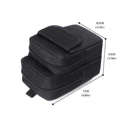BAOTAC Tactical  Multipurpose Pouch Versatile Molle Mobile Phone  Pouch EDC Gadget Slim Utility Waist Bag