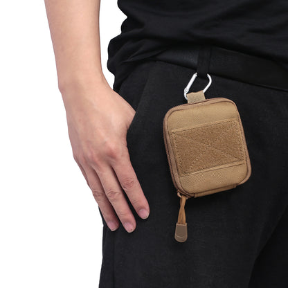 BAOTAC Mini Portable Water Bottle Holder (Instantly Folded into Pouch Not Use For Carry),Bottle Carrier  , Water Bottle Sling Bag with Carabineer for Outdoor