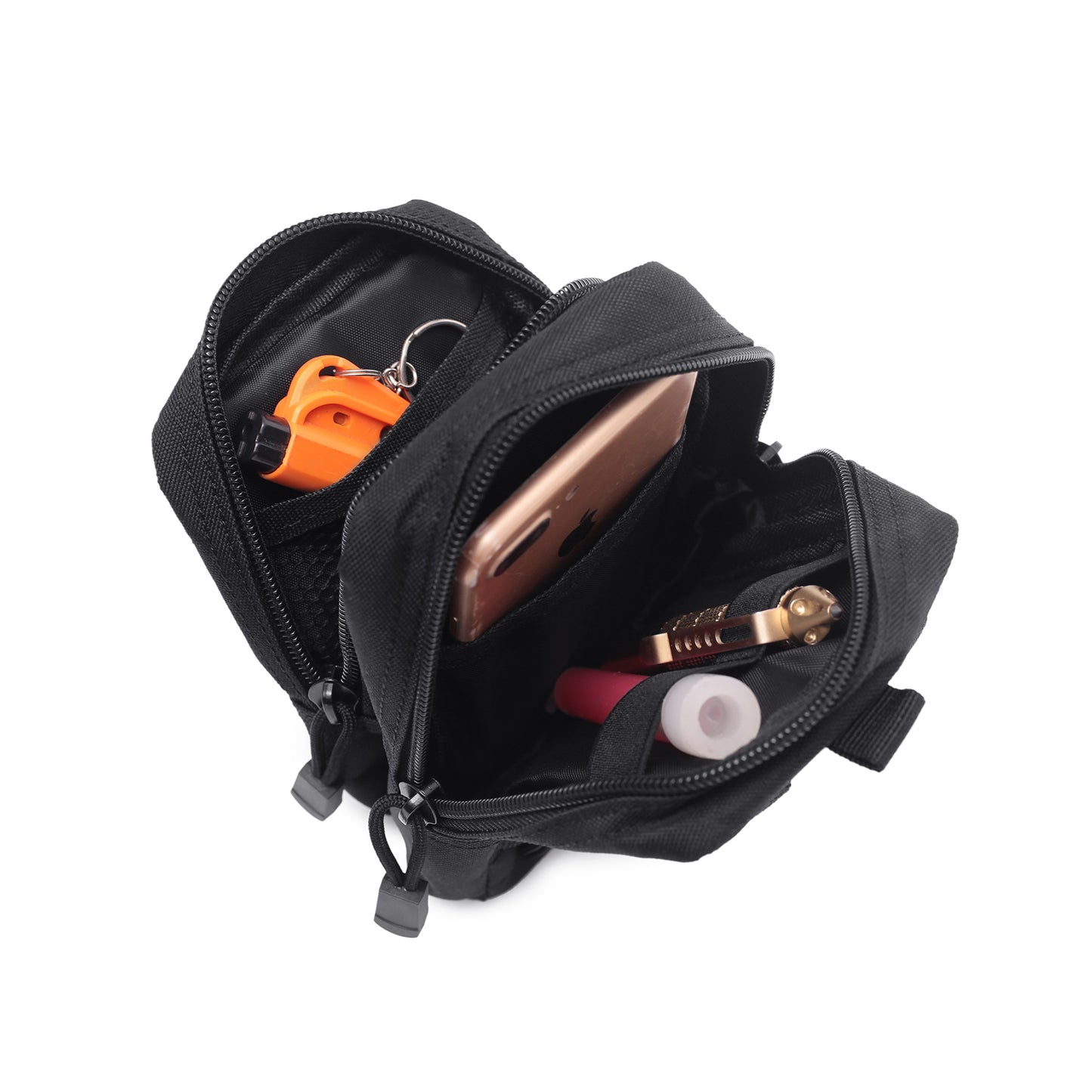BAOTAC Tactical  Multipurpose Pouch Versatile Molle Mobile Phone  Pouch EDC Gadget Slim Utility Waist Bag