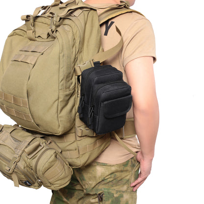 BAOTAC Tactical  Multipurpose Pouch Versatile Molle Mobile Phone  Pouch EDC Gadget Slim Utility Waist Bag