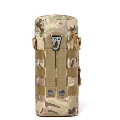 BAOTAC MOLLE Water Bottle Holder Metal Hook for Backpacking Tactical Bottle Pouch Carrier for Travel Hiking  Cycling trekking  school etc.