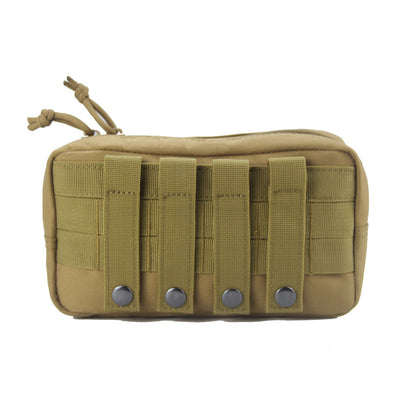 BAOTAC 9 Inches Tactical Molle  Rectangular Zipper EDC Waist Pouch with Velcro Tape
