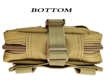 BAOTAC  Tactical  Molle Medical  Pouch, EMT First Aid  Quick Detach Rip-away Utility Tools Pouch for  Outdoor Activities Adventures and  Home Car Daily Used