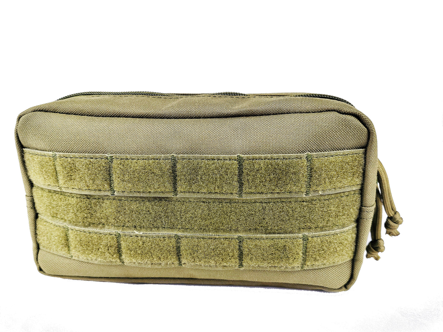 BAOTAC 9 Inches Tactical Molle  Rectangular Zipper EDC Waist Pouch with Velcro Tape