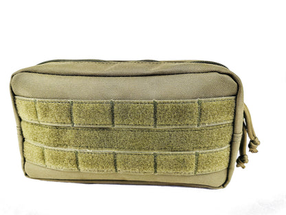 BAOTAC 9 Inches Tactical Molle  Rectangular Zipper EDC Waist Pouch with Velcro Tape