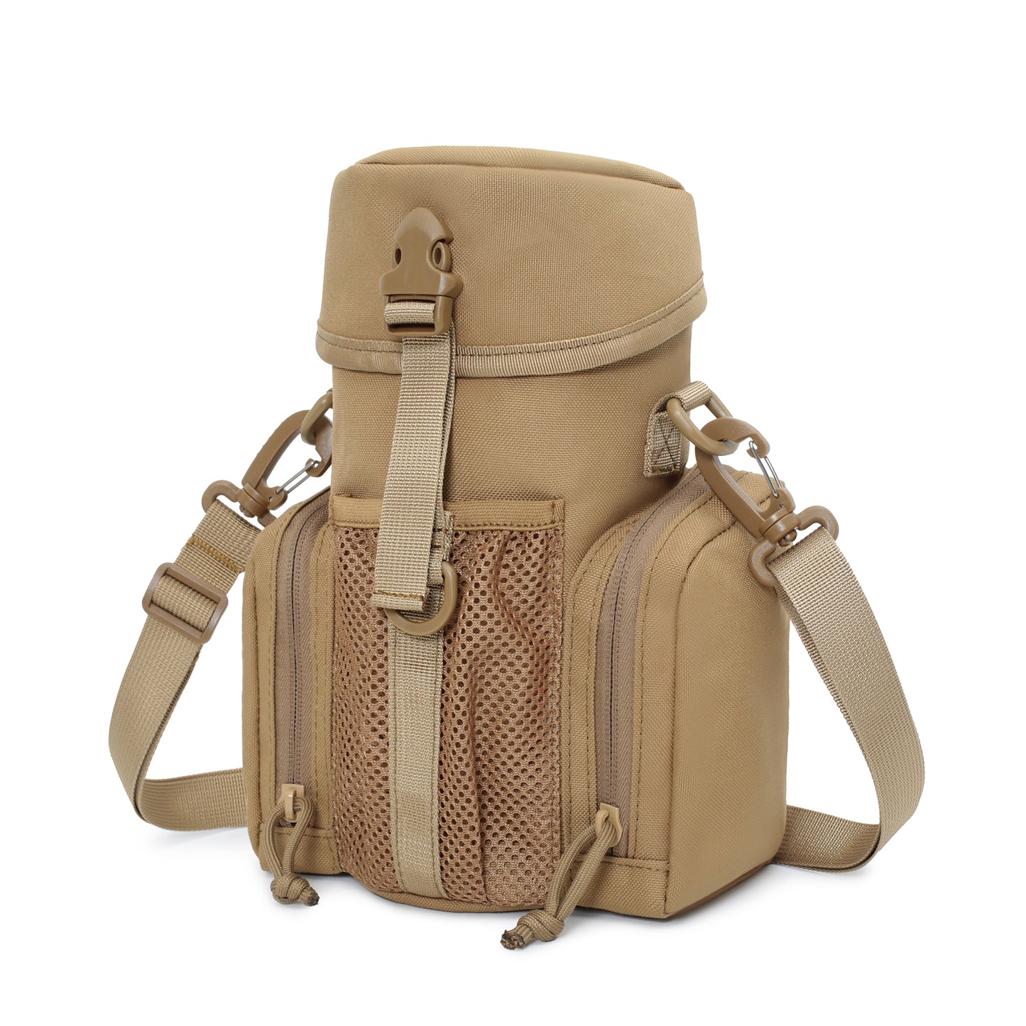 BAOTAC Tactical Molle Pouch EDC Multipurpose Pouch ,Water Bottle Pouch with Cap Cover