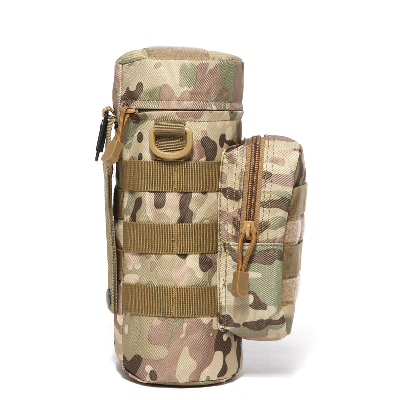 BAOTAC MOLLE Water Bottle Holder Metal Hook for Backpacking Tactical Bottle Pouch Carrier for Travel Hiking  Cycling trekking  school etc.