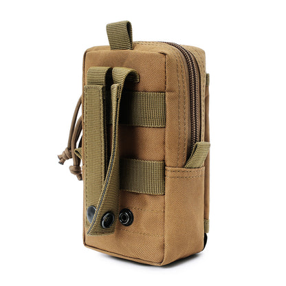 BAOTAC Tactical Molle Pouch Military Waist Bag Outdoor Men EDC Tool Bag Utility Gadget Organizer Vest Pack Purse Mobile Phone Case Hunting Compact Bag Velcro Patch Hooks Strap