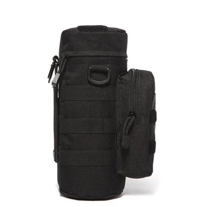 BAOTAC MOLLE Water Bottle Holder Metal Hook for Backpacking Tactical Bottle Pouch Carrier for Travel Hiking  Cycling trekking  school etc.
