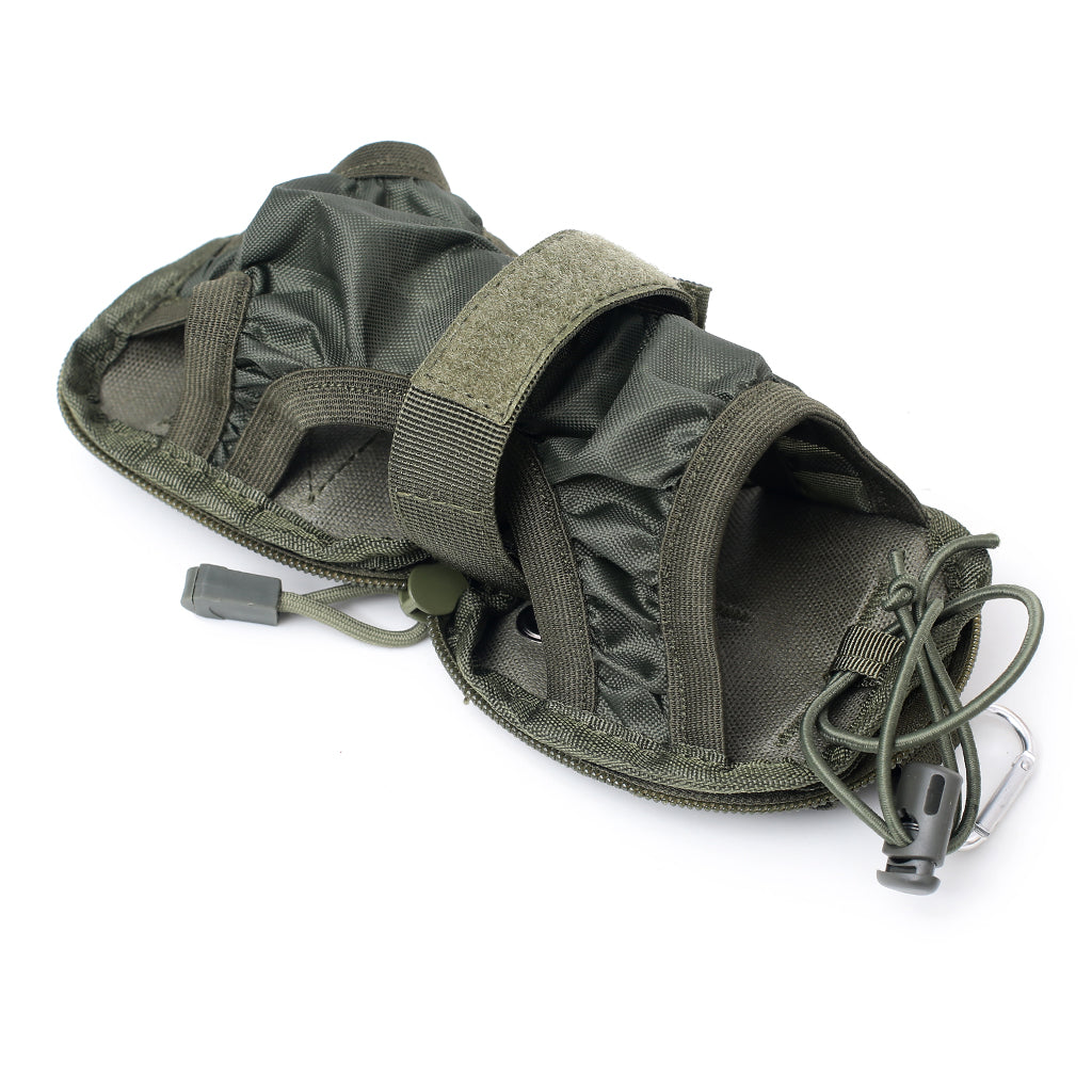 BAOTAC Mini Portable Water Bottle Holder (Instantly Folded into Pouch Not Use For Carry),Bottle Carrier  , Water Bottle Sling Bag with Carabineer for Outdoor