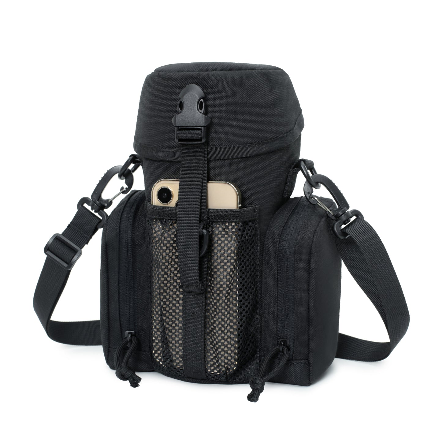 BAOTAC Tactical Molle Pouch EDC Multipurpose Pouch ,Water Bottle Pouch with Cap Cover