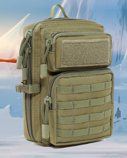 BAOTAC  Tactical Mini 3D Backpack Design  Molle Pouch, EDC Utility Tool Pouch, Tactical Phone Pouches, Admin Waist Pouches