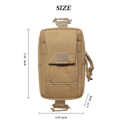 BAOTAC Molle EDC Pouch Nylon Belt Waist Bag